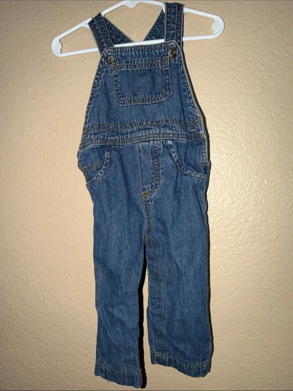 Carter's Dark Blue Denim Overalls for Kids